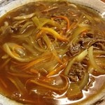 釜揚げ手打ちうどん喜多川 - 特選カレーうどん。（アップ）