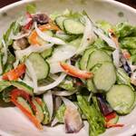 Cold smoked mackerel salad