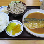 Taishouan - 鯖定食（小蕎麦付） ７３５円
