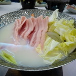 紅梅亭 - 2013.3.2　チョコ豚の豆乳鍋