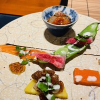 佐賀牛 季楽 銀座  - 前菜の盛り合わせ