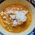 新新園 - 担々麺スープで雑炊 (2022年5月)