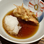 日本橋 蕎ノ字 - 味噌入り頭　天つゆ