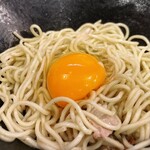 西永福の煮干箱 - 和え玉　アップ