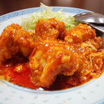 中国四川料理　やまもと天山 - エビチリ