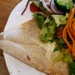 カフェ シャンブルドット - パリパリの部分のガレット