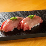 Special red meat grilled Sushi