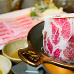 Ishigaki Island Agu pork (Minanu pork) shabu shabu