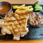 ヴィクトリアステーション - 直火焼きグリルチキン & 手ごねハンバーグ