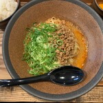 Tomoru - ◆ 広島汁なし坦々麺セット 並盛150g　¥700
                        （卵黄・小ごはん付き）