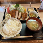 Miyakoya Tonkatsu Ten - とんかつ定食（税込み１１５０円）