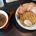 豚骨中華そば がんたれ - つけ麺300g肉増し味玉1380円