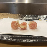 天ぷら鉄板料理 天旬 - 銘柄物のプチトマト