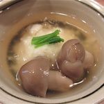 車力門 ちゃわんぶ - ぐじの百合根蒸し、大黒しめじ