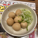 伝串 新時代 - うずら卵の醤油漬け275円