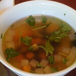 花月 - 〆のスープも卓袱の醍醐味