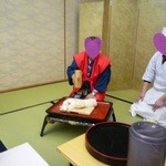 2013.3.2　還暦のお祝いに、鯛の塩竈をプレゼントしていただきました～♪