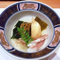 鮨 おさむ - 春野菜の煮物　上品なお味です