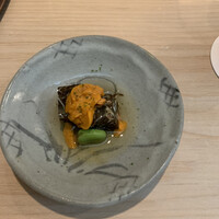 祇園おかだ - 中に毛蟹の身が入った、付き出し