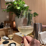 鳥しき - アルザスリースリング白ボトル