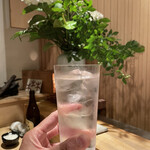 鳥しき - 天草水割り