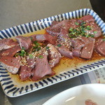 神保町食肉センター - Cセット（ハツ塩・レバー塩）