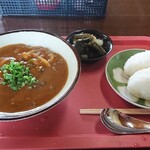 ふるさと茶屋 - カレーうどんセット¥600