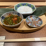 Sushi Rokushiki - 水タコ。ポン酢か、も塩