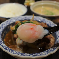 北新地 つきしろ - 温泉玉子(+100円)