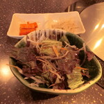 焼肉の三是 - サラダ、小鉢