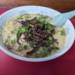 ラーメン 珍楽 - ラーメン木耳大盛り