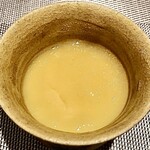 すし みむろ - トウモロコシの冷製茶碗蒸し