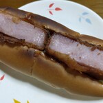 ローソン - 厚切りハムカツドッグ、オーブンで焼きました