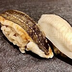 すし みむろ - 穴子 ツメと塩