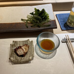 Sushi Shou Masa - お約束のわかめ、海ぶどう、そして蛸