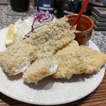 とんかつ 大希 - 当日のランチ〜横須賀産 太刀魚のフライ(単品)。