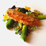 ラ・トゥーエル - 甘鯛 アスパラ イカ墨