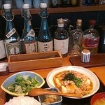 くろぶた きよし - 肉豆腐定食。もちろん肉は豚さん。やさしい味で煮こまれてます。