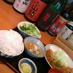 くろぶた きよし - チキンのおろし煮？だったかな？たまに豚だけじゃなくて鶏とか出てくるからちょっぴり笑える。豚やさんじゃないのかな、ちょっと浮気なのかな？でも美味しくて嬉しい。