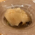 勢麟 - 御前崎 鮑、茄子 コンソメスープ