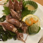 Torichuu Sagamino Tei - 鳥先輩が好きな蛍烏賊　美味かったからと再注文
                        
                        私がほとんど1人で食べました。