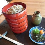 Gensoba Ipponbiki Ishizeki - 割子そば（五段）1500円 2022年6月