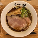 らーめん砦 - 黒醤油らーめん太麺　700円