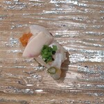 寿司英 - 
      ❀『伊勢のカワハギ・肝のせ』
      