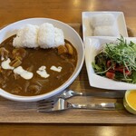 たわらやカフェ - 『たわらやカレー(辛口)+追いたわら2個』