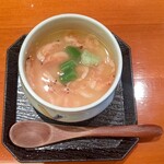 寿司英 - 【茶碗蒸し】
      
      ❀『百合根と桜えび・インゲンのあんかけ茶碗蒸し』
      