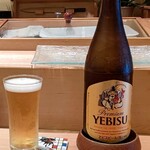 寿司英 - 【ドリンク】
                                
                                ❀『瓶ビール(中)・エビス』(800えん)
                                