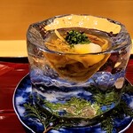 銀座 しのはら - うどん（氷鉢）