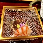 銀座 しのはら - 水無月豆腐・車海老・煮鮑