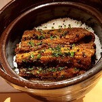 銀座 しのはら - 鰻の唐揚げご飯